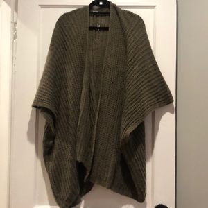 Cable Knit Shawl Cardigan